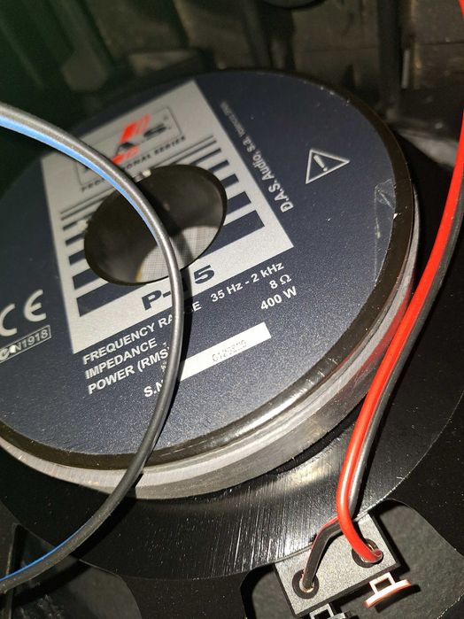 Set 2 boxe audio profesionale pasive DAS DS-15 cu 2 căi, 2x400w, 8ohm