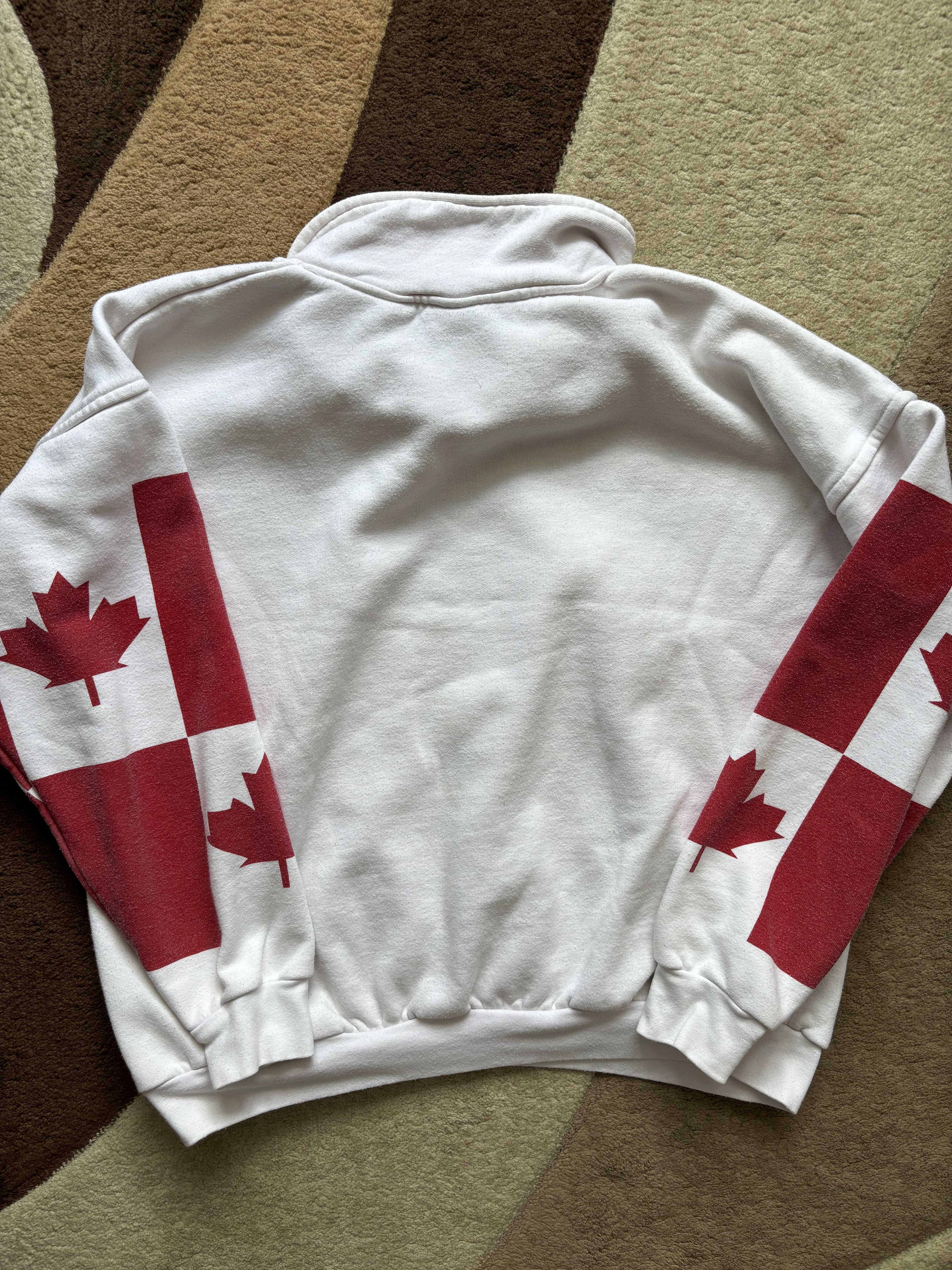 Bluza Vintage Retro Canada Cool Flag Design Rar Unique Spellout
