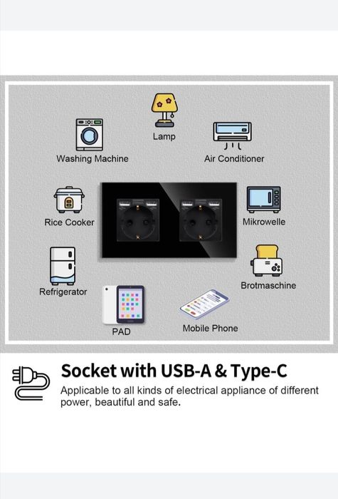 Set 2 prize duble cu usb cu rame din sticla