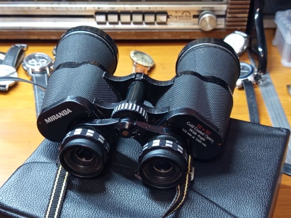 Binoclu Miranda,10×50,Made în Hong Kong,toc de piele