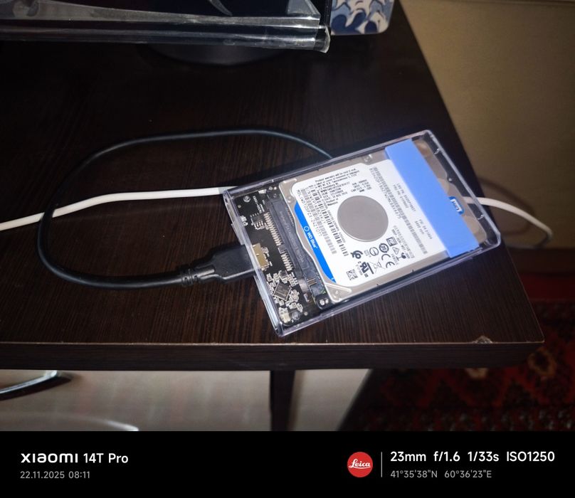 Внешний диск, винчестер 1 ТБ USB 3.0