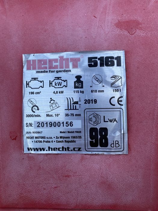 Tractoras de gazon Hecht 5161