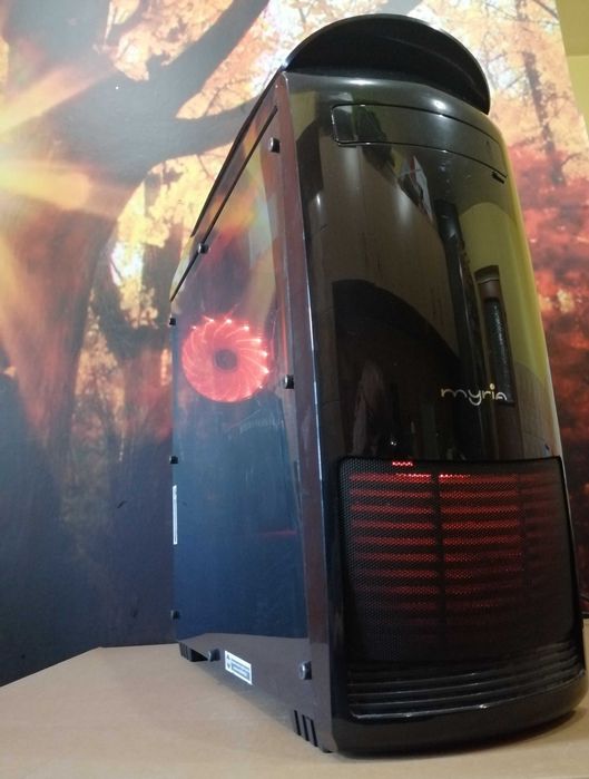 Carcasă PC Mirya, ATX, Sursă alimentare , 2 ventilatoare  Red