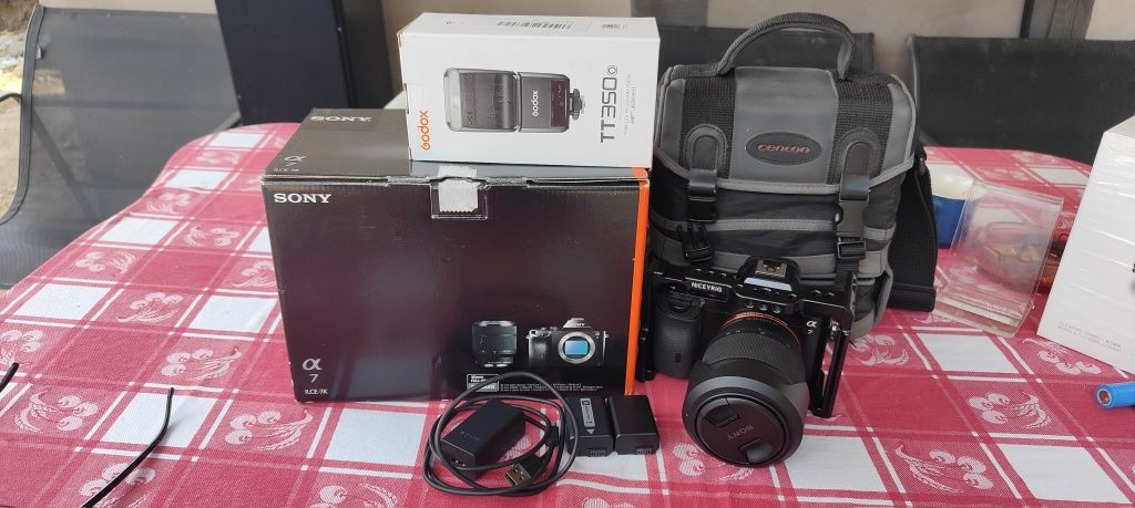 Sony alpha 7 full kit