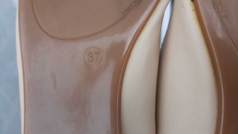 Дамски обувки, тип пантофка, цвят пудра