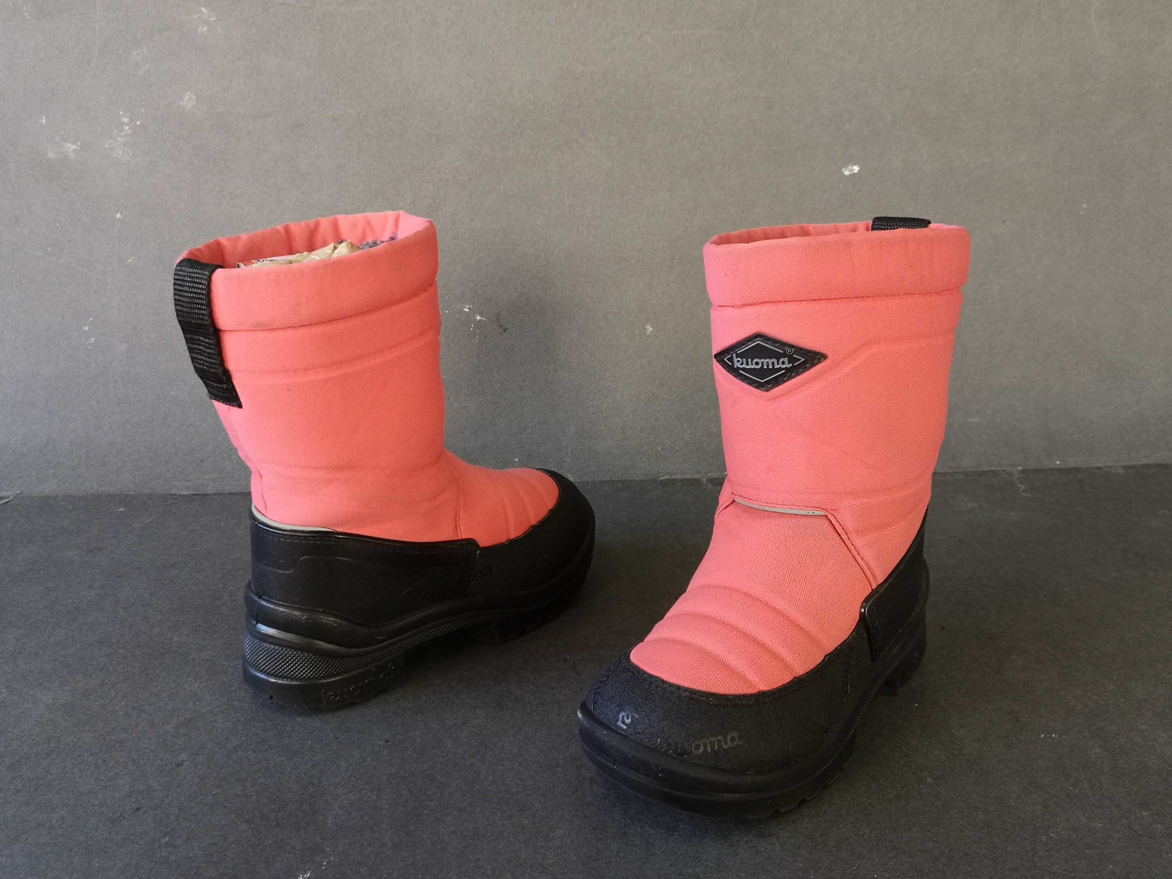 Bocanci copii Moonboot ghete Piele 28 29 KUOMA - Finlanda  - IMBLANITI