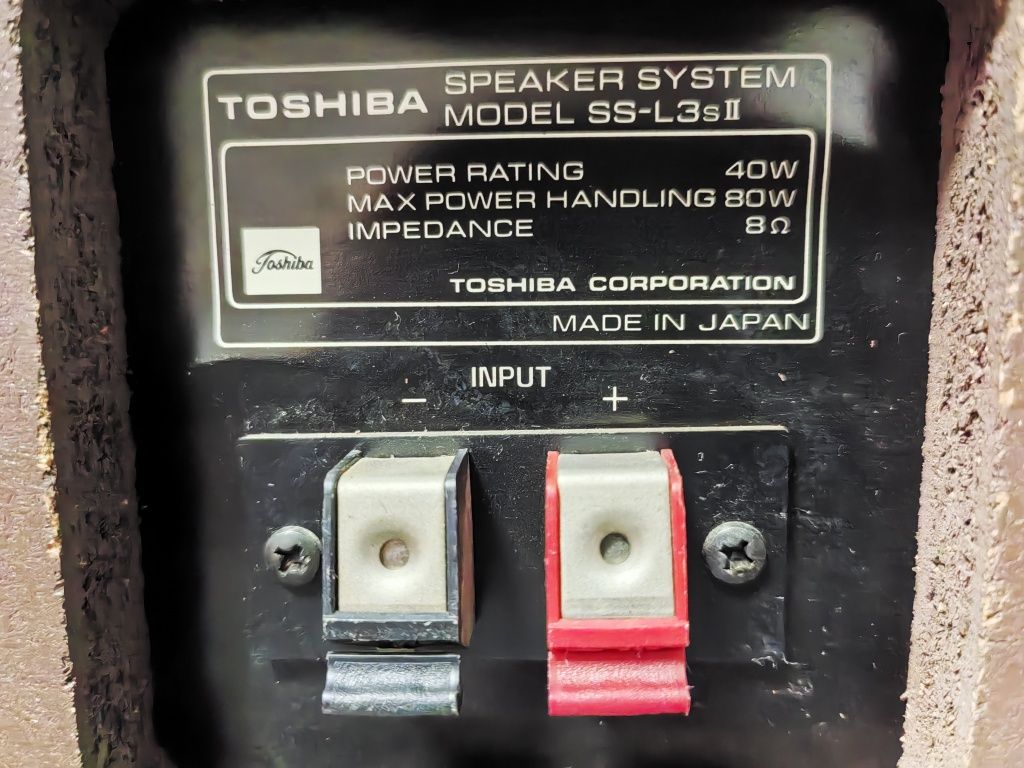 Boxe Toshiba ss L3s ll, rare, Germania