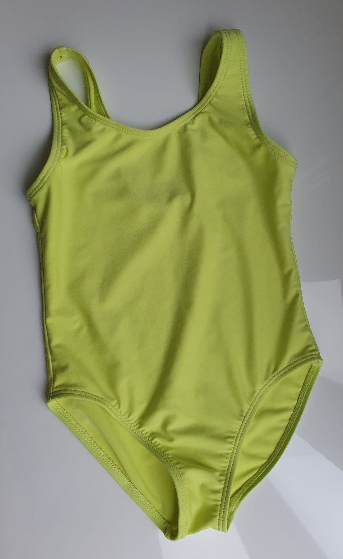 Costum de baie fetite 98/104 Decathlon verde deschis
