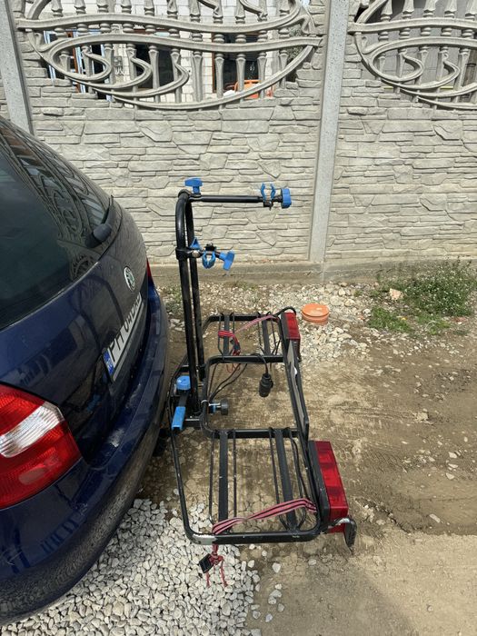 Suport 2 biciclete pe carligul auto