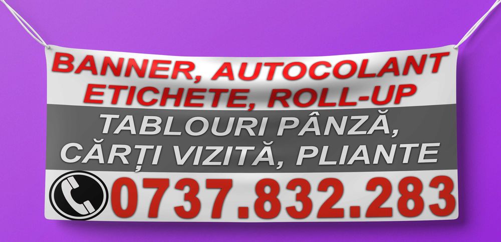 Print Banner "Teren de vanzare"