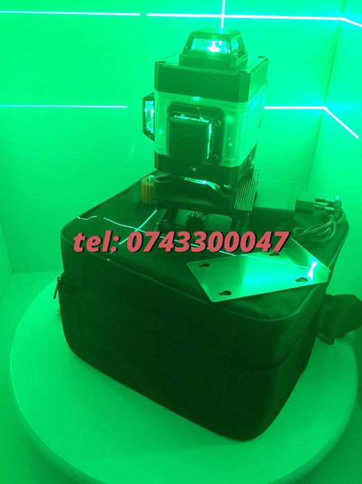 New  Nivela Laser 16 Lini 4d Autonivelare Inclinare Suport Noua