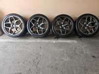 Jante 5x112 BMW cu anvelope 325/30R21 și 285/35R21 vara