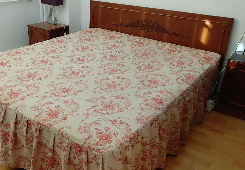 Tablie Pat Vintage/Model Baroc,din lemn de nuc, Ocazie