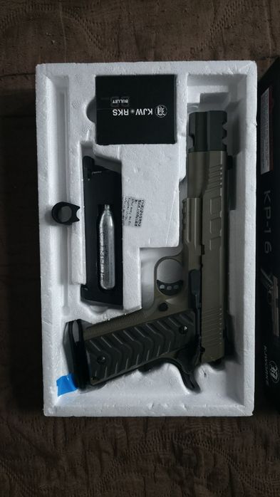 Airsoft KJW KP-16 Full Metal CO2 пистолет