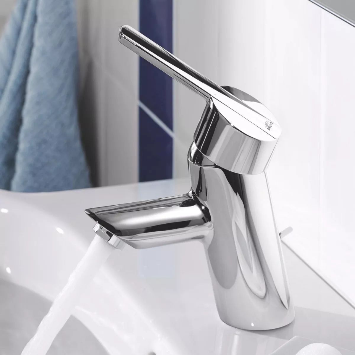 Baterie lavoar Grohe Feel, S, 150 mm, ventil, crom, 32557000, sigilat