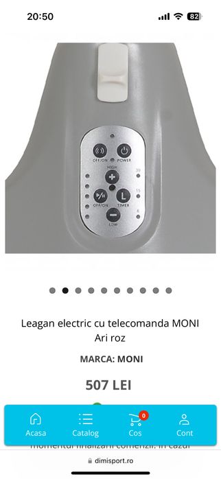 Leagan electric ca nou firma Moni