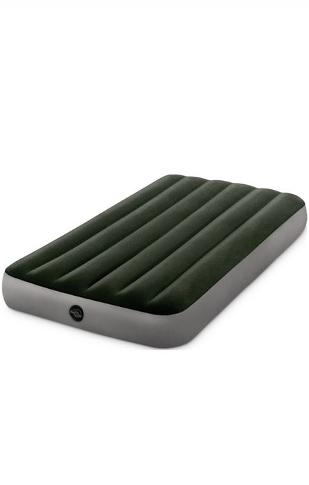 Надуваем дюшек Intex Prestige Downy Twin Dura-Beam, 99x191x25 см