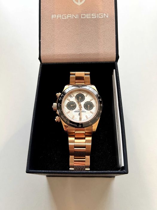 PAGANI DESIGN Fashion 100M men chronograph sapphire glass casual watch