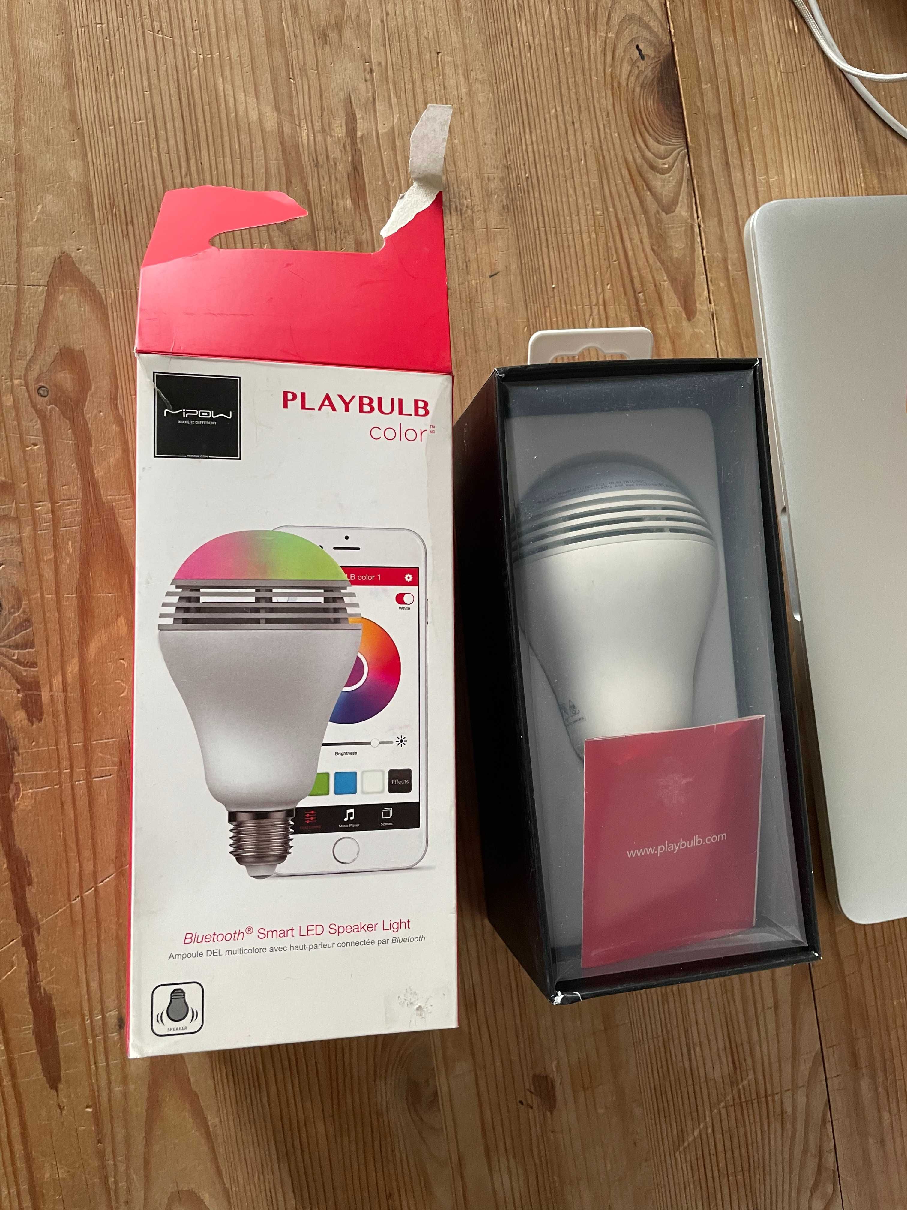 Умная лампочка RGB LED Playbulb с динамиком и bluetooth, патрон E27