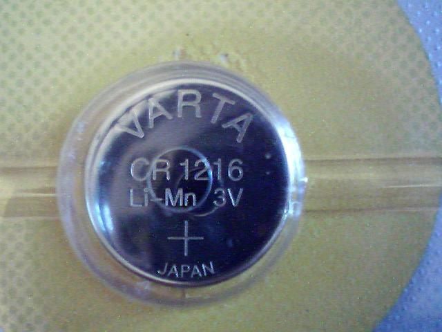 baterie lithium Varta CR1216,dar si alte numere.