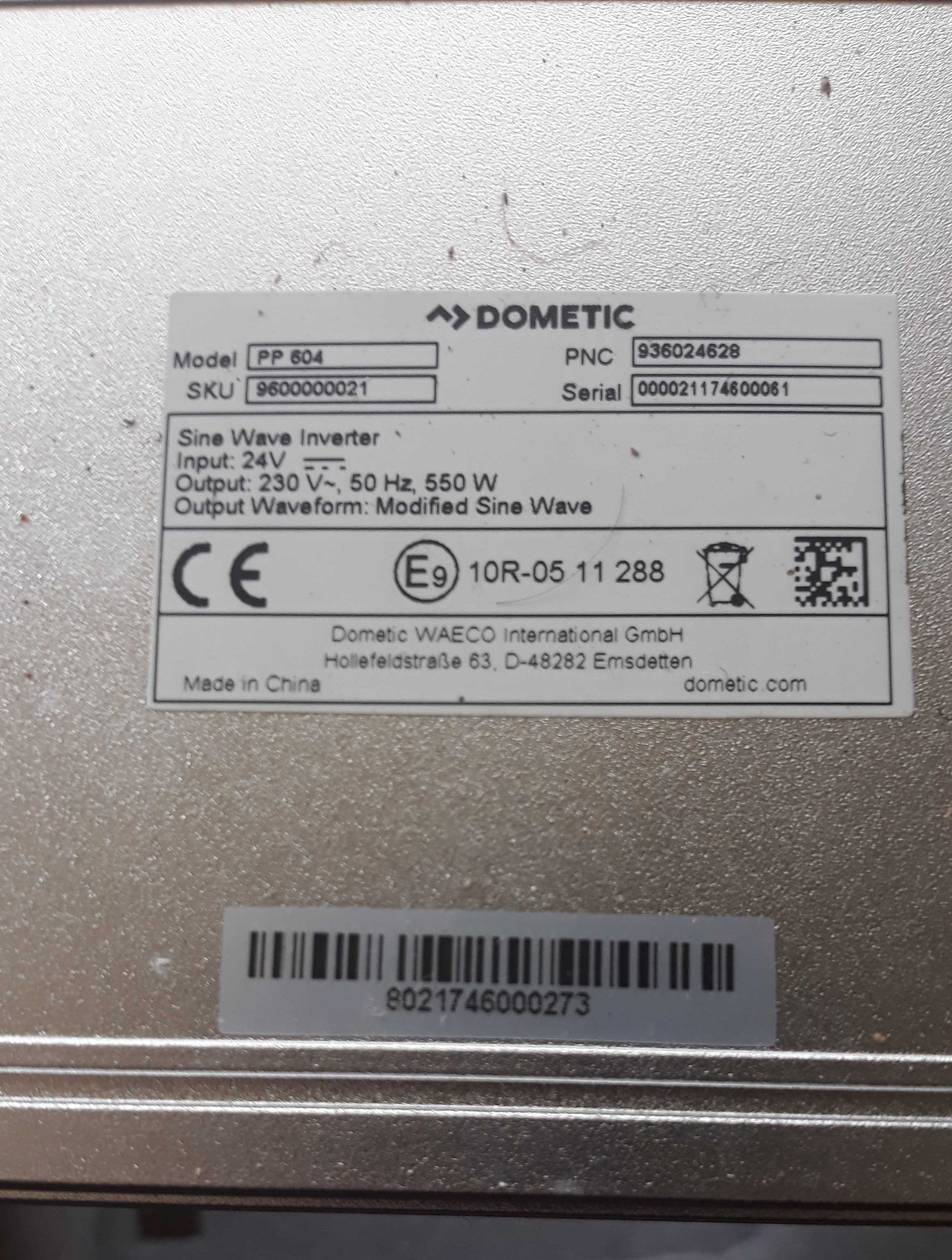 DOMETIC PerfectPower инвертор PP 604