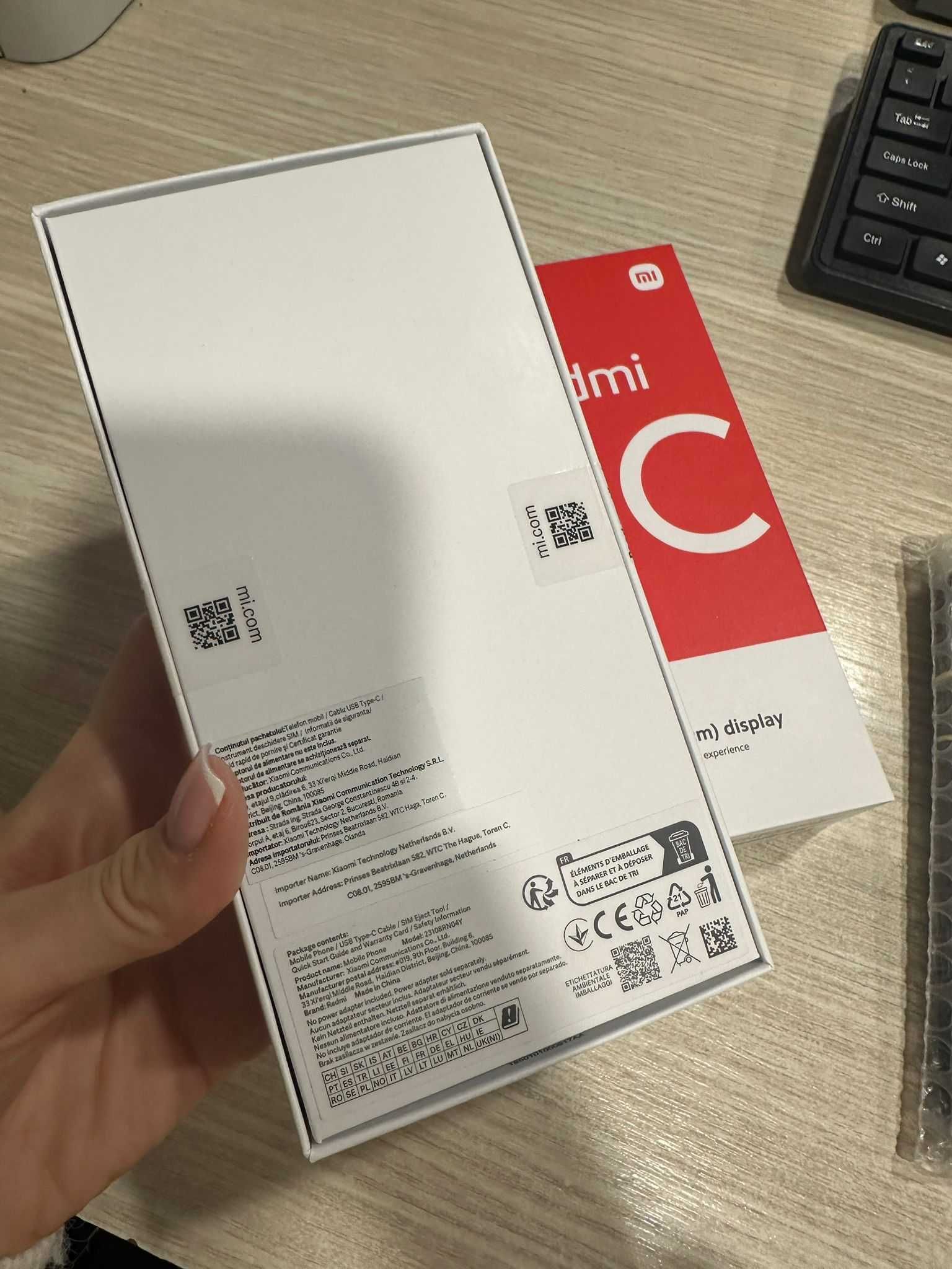 Xiaomi Redmi 13C, 128GB, 6GB RAM, Midnight Black, Sigilat!