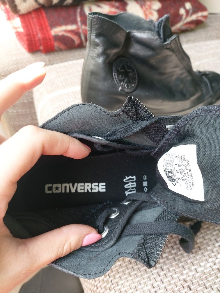 Кецове Converse от естествена агнешка кожа