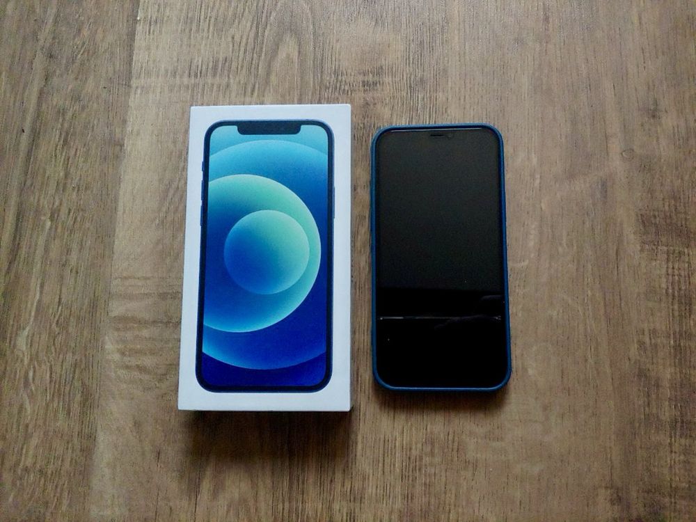 Iphone 12 синий 128gb