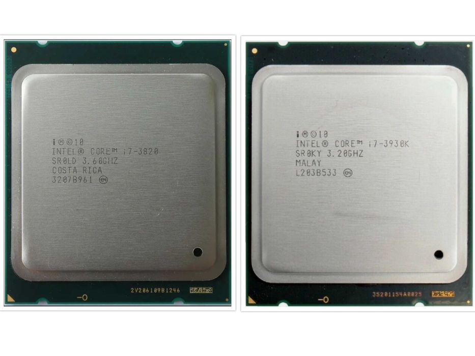 Intel i7-3820 и Intel i7-3930K сокет 2011 процесори