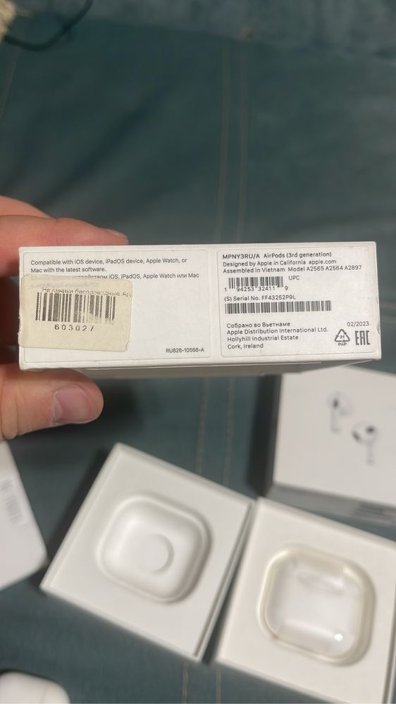Кейс Airpods 3 оригинал