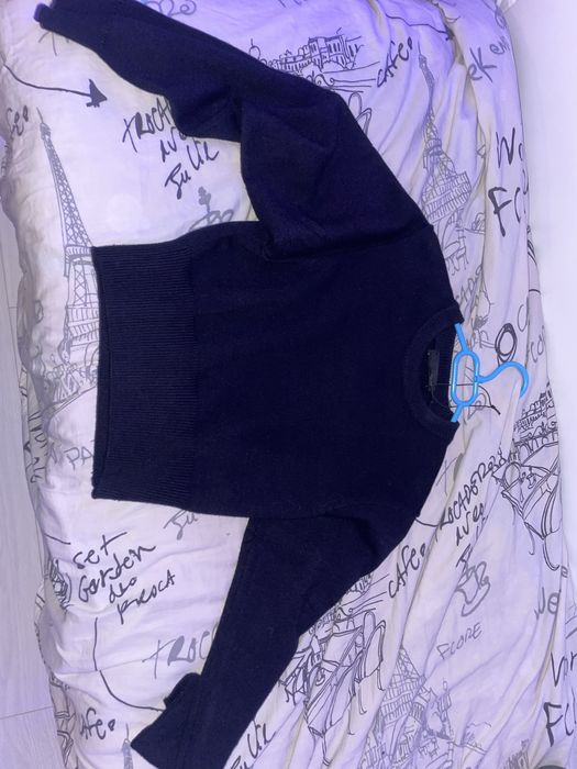 ZARA тъмносин пуловер