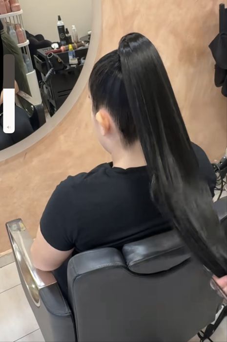 Синтетична опашка черна , НОВА