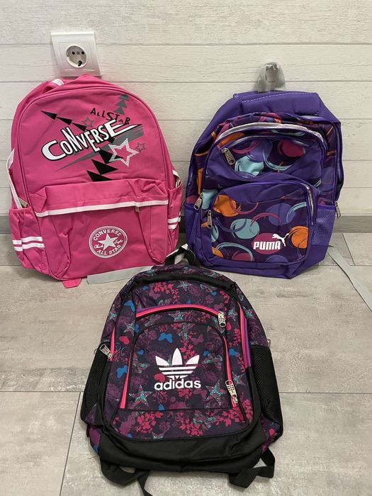 Раници Adidas, Puma и Converse – нови, цветни, стилни