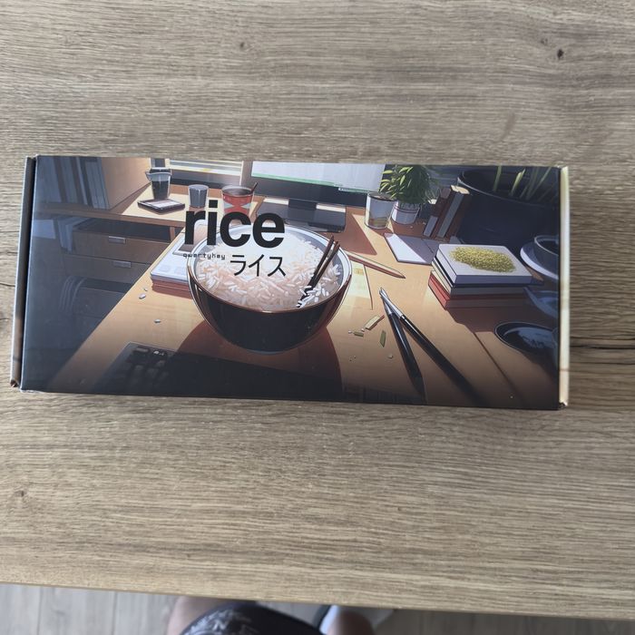 Tastatură mecanică QwertyKey Rice V3 – White Edition