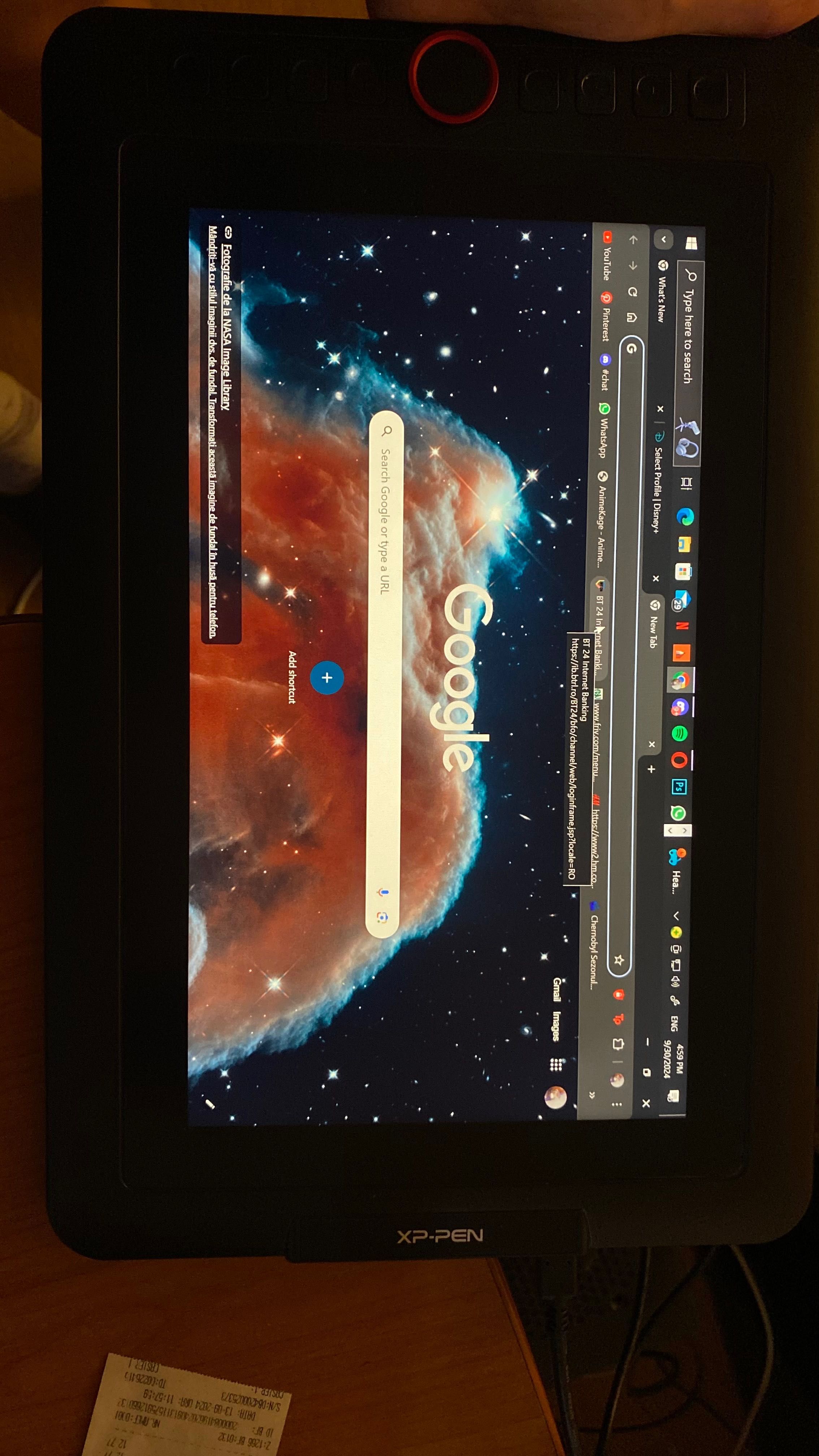 Tableta grafica Artist 12 pen Pro