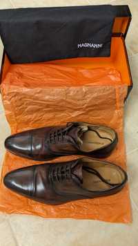 Луксозни мъжки кожени обувки Magnanni тип oxford