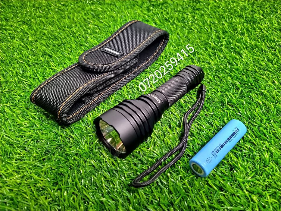 Lanternă puternică Vanatoare Convoy C8+ cu LED SFT40, 6500K, 2000LM