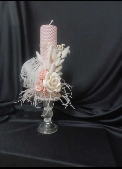 Lumânări,buchete și trusouri de botez/nunta