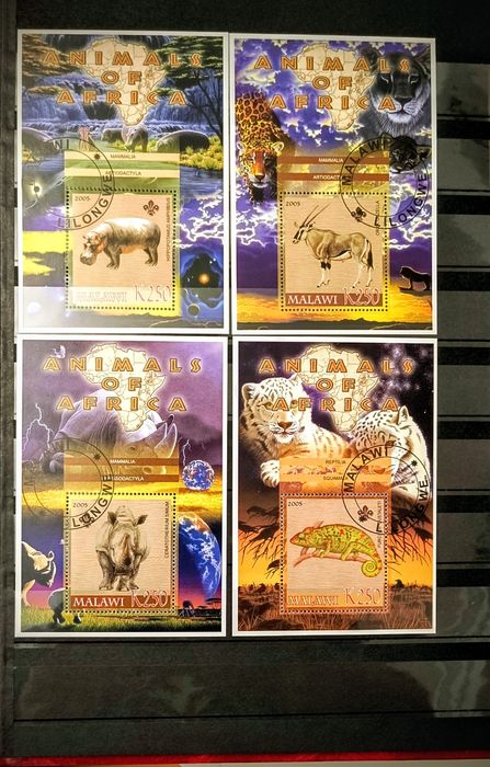 Clasor nou cu timbre deosebite animale