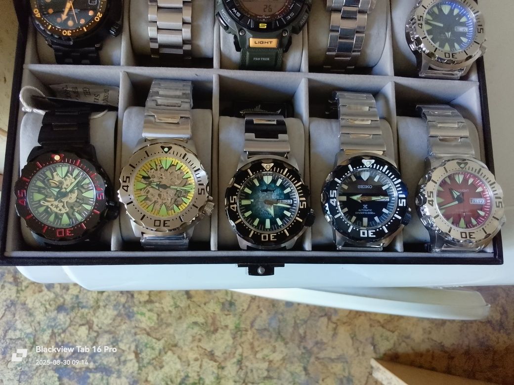 Хомиджи на Seiko Monster/invicta/Casio Pro trek/Automatic.