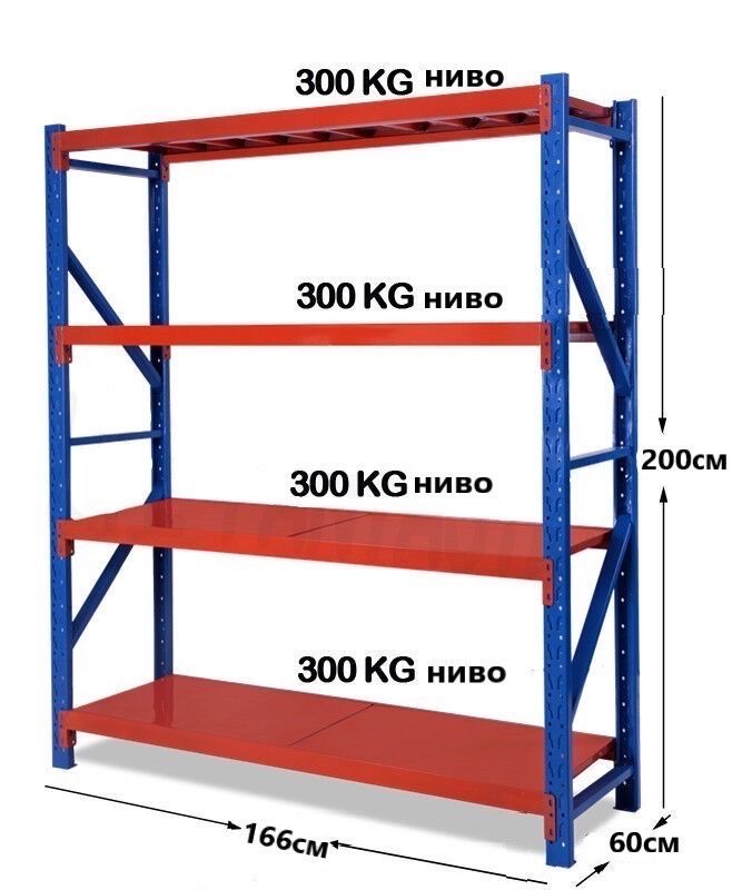 Стелажи метални професионални над 10 размера