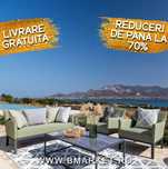 Set mobilier gradina/terasa 2 fotolii canapea și masa LIVRARE GRATUITA