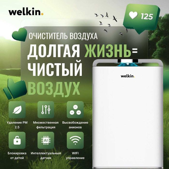 очеститель воздуха welkin k08a