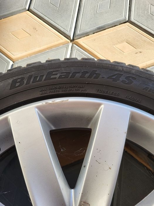 Jante cu cauciucuri de iarna 5X112X17