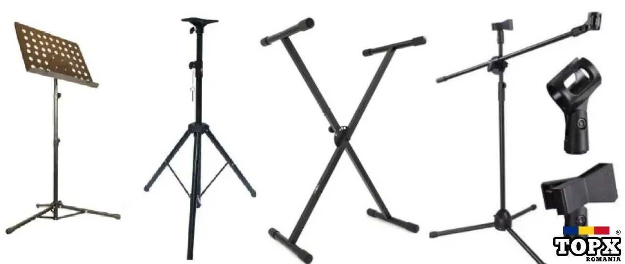 Trepied, Stativ, Boxe Microfon, Partitura, Orga, Lumini