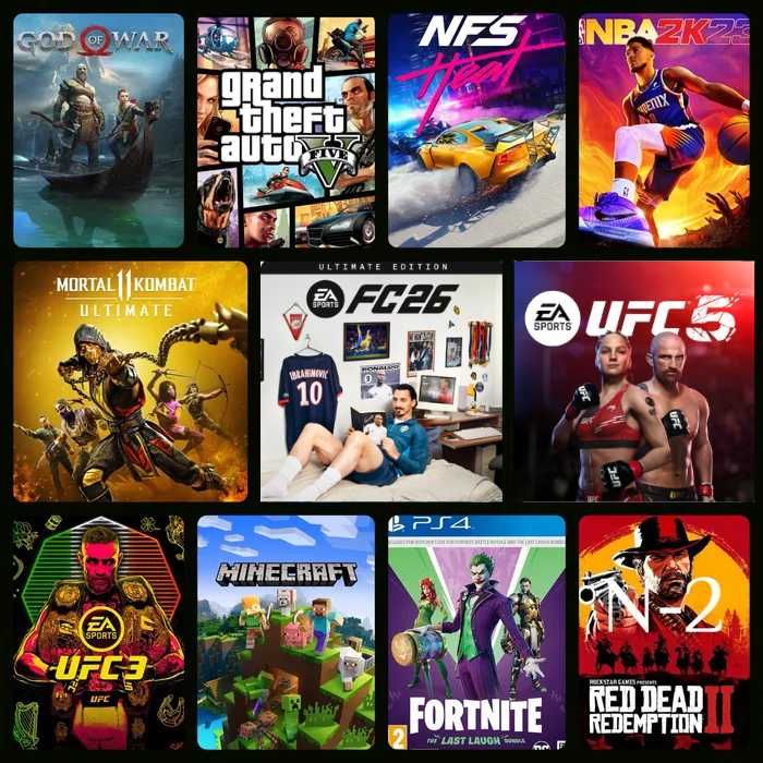 Игры для приставок на PlayStation (ps5 ps4 пс5 пс4 установка закачка)