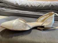 Pantofi nunta Perfect Bridal balerini satin