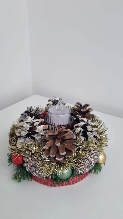 Ornament de craciun tip lumanare