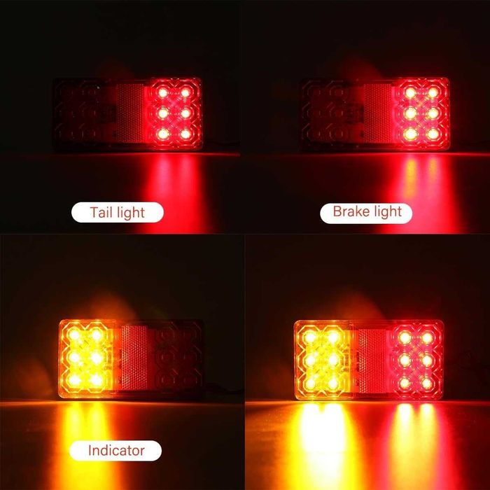 Комплект LED стопове за Ремарке и Каравана 12V 150/80/22