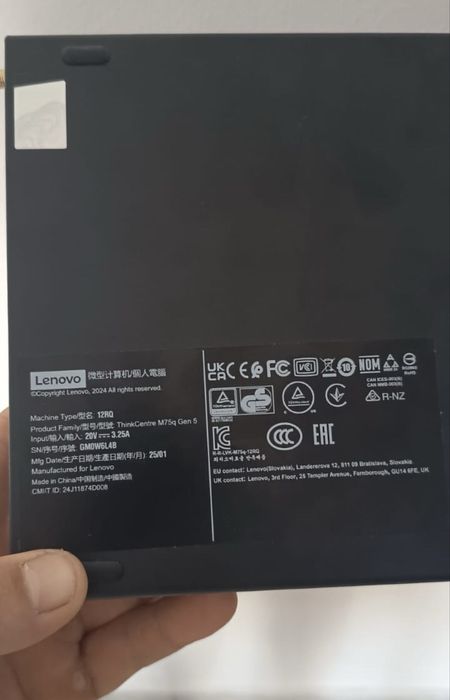 mini pc lenovo m75q generati 5